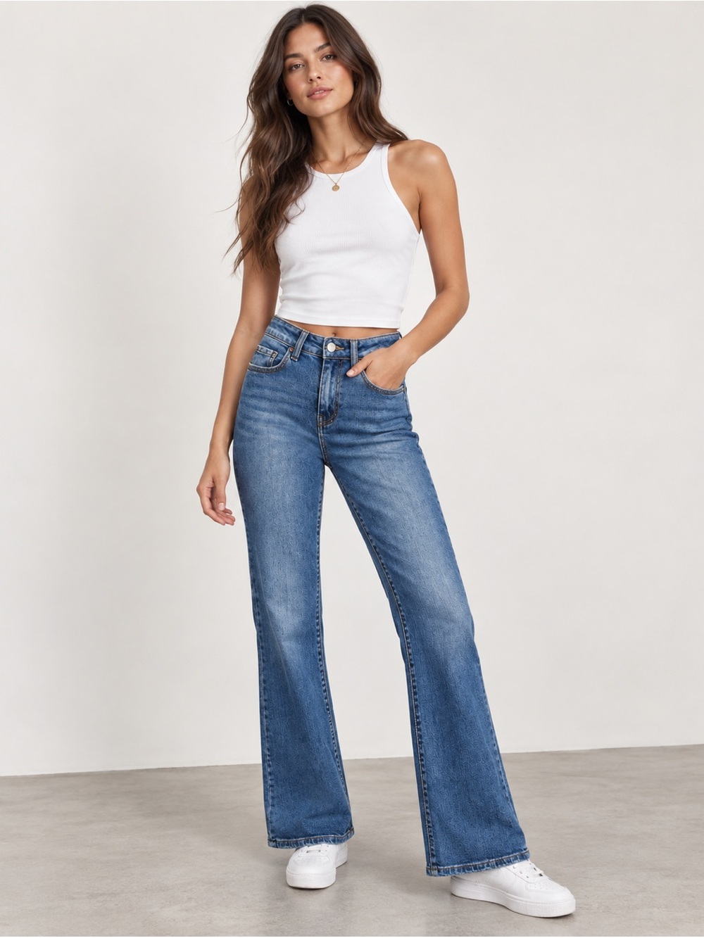 Vervet Los Angeles Mid-Rise Bootcut Jeans Blue Size 25 Style #VT92